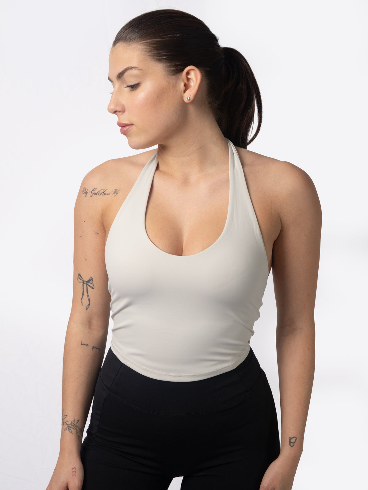 Halter Cropped Tank